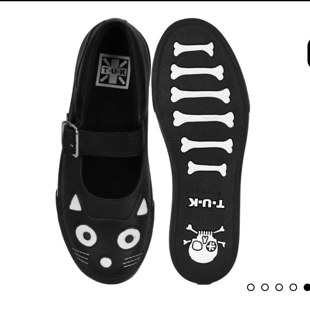 NIB TUK cat kitty face Mary Jane sneaker 8
